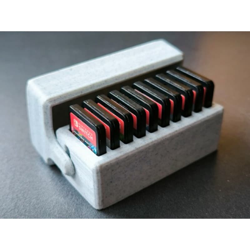 Estojo Porta Cartuchos Nintendo Switch para 10 Jogos | Case Organizador Impresso em 3D