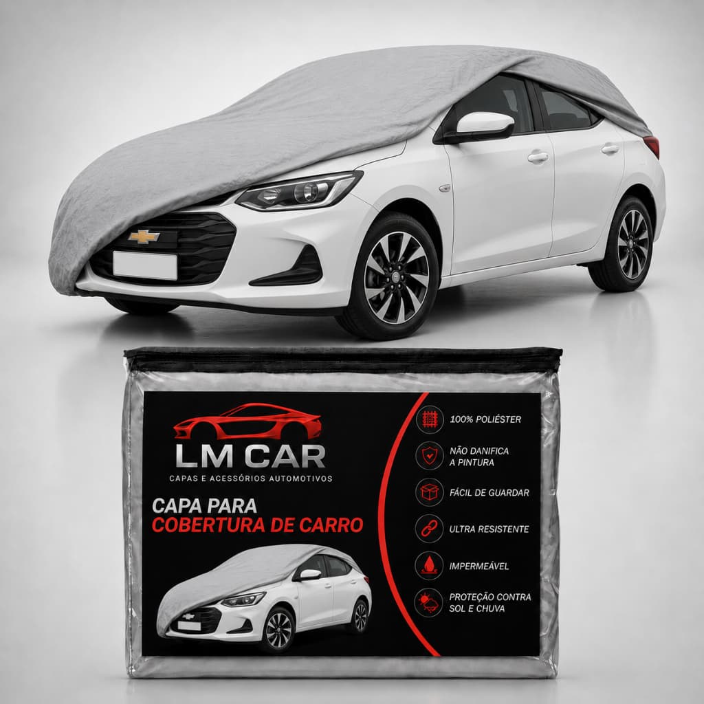 Capa para Chevrolet Onix Impermeável Resistente com Proteção contra Sol, Chuva e Poeira
