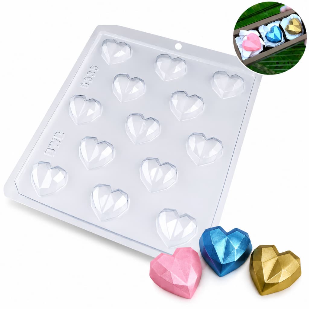 Forma Especial BWB 3 Partes Silicone 13 Cavidades Forma Simples 9835