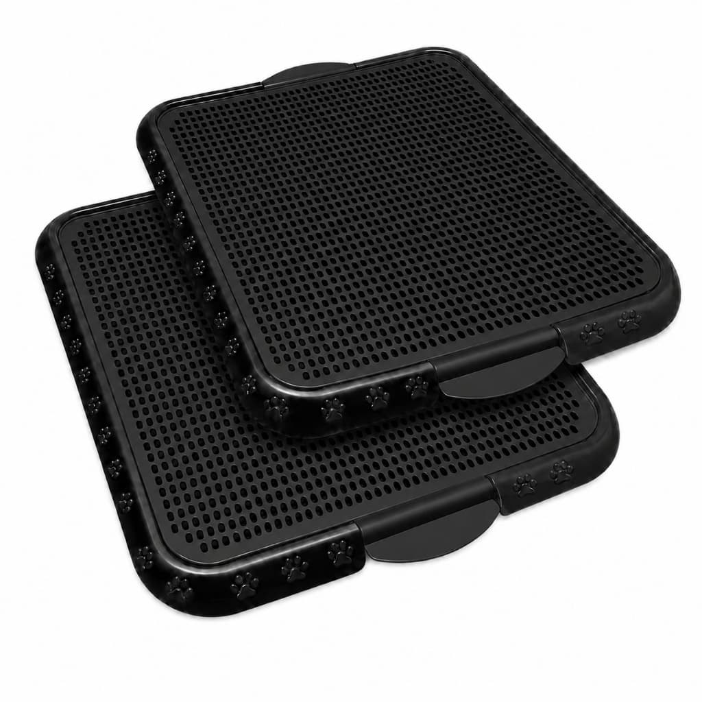 Kit 2 Banheiro Sanitário Canino Preto Tapete Educador Para Pet Cachorro Tapete Higiênico Econômico Barato