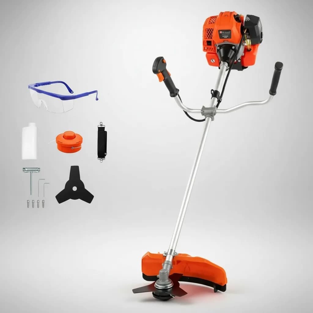 Roçadeira A Gasolina 78cc Partida Elétrica C Bateria Externa