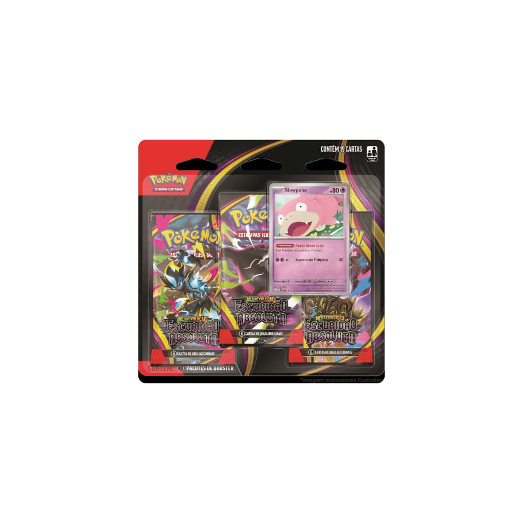 Pokémon TCG Triple Pack Escuridão Absoluta Lacrado