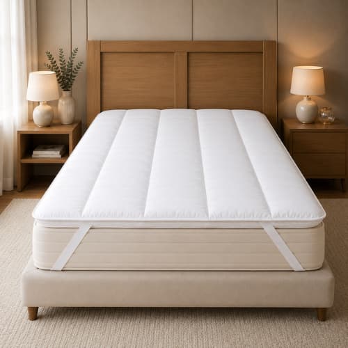 Pillow Top Solteiro, Colchonete para Colchão, Sobre Colchão Solteiro, Colchão Extra Macio, Protetor de Colchão Premium
