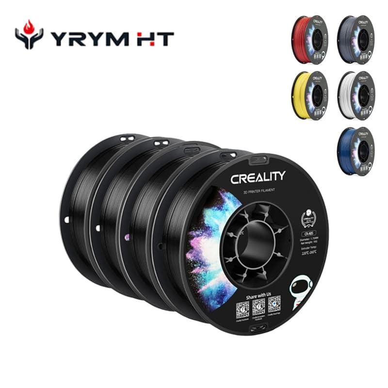 Filamento para impressora 3D Creality CR-ABS, diâmetro 1,75 mm, 1 kg