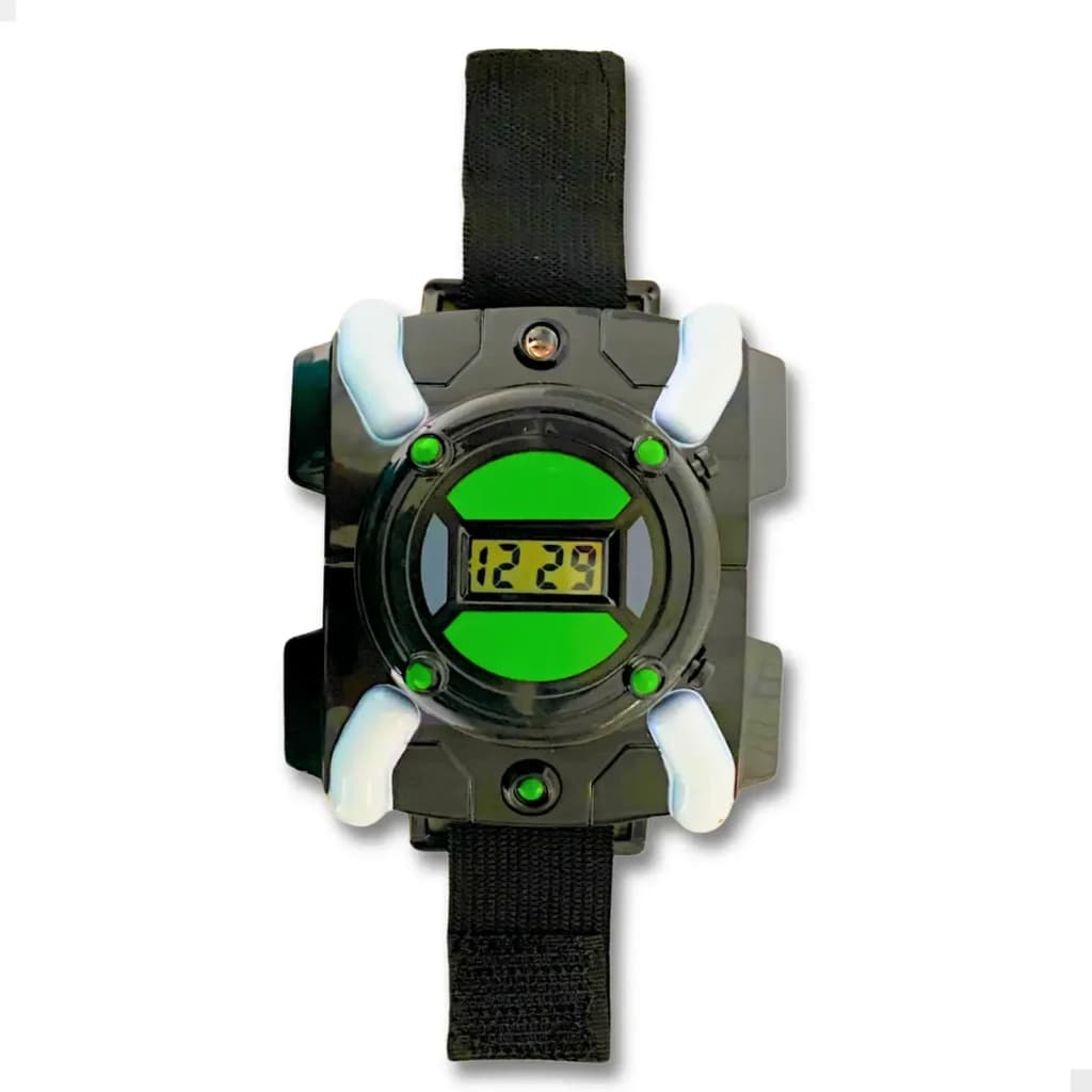 Relogio Ben 10 Digital Hora Omnitrix Brinquedo Som E Luz