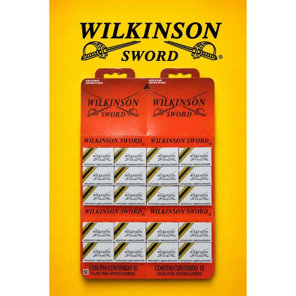 Lâminas de Barbear Aço Inoxidável Wilkinson - Suavidade e Eficácia com 20 Caixinhas x 3 Unidades