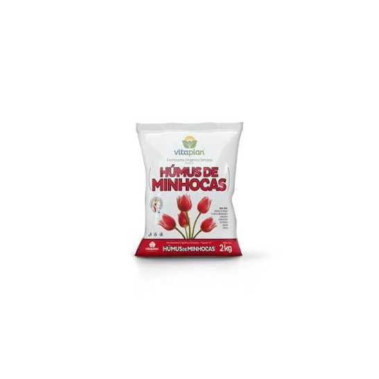 HUMUS DE MINHOCAS VITAPLAN FERTILIZANTE ORGANICO SIMPLES