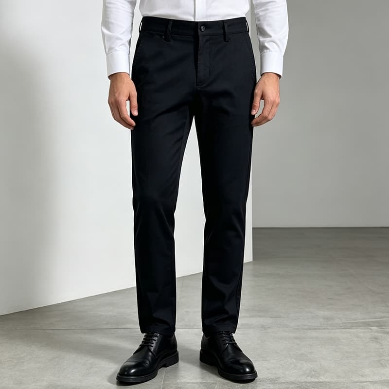 【Tung Jeans】Calça Social Masculina Slim Contato Social Casamento Tecido Elástico Alfaiataria Premium