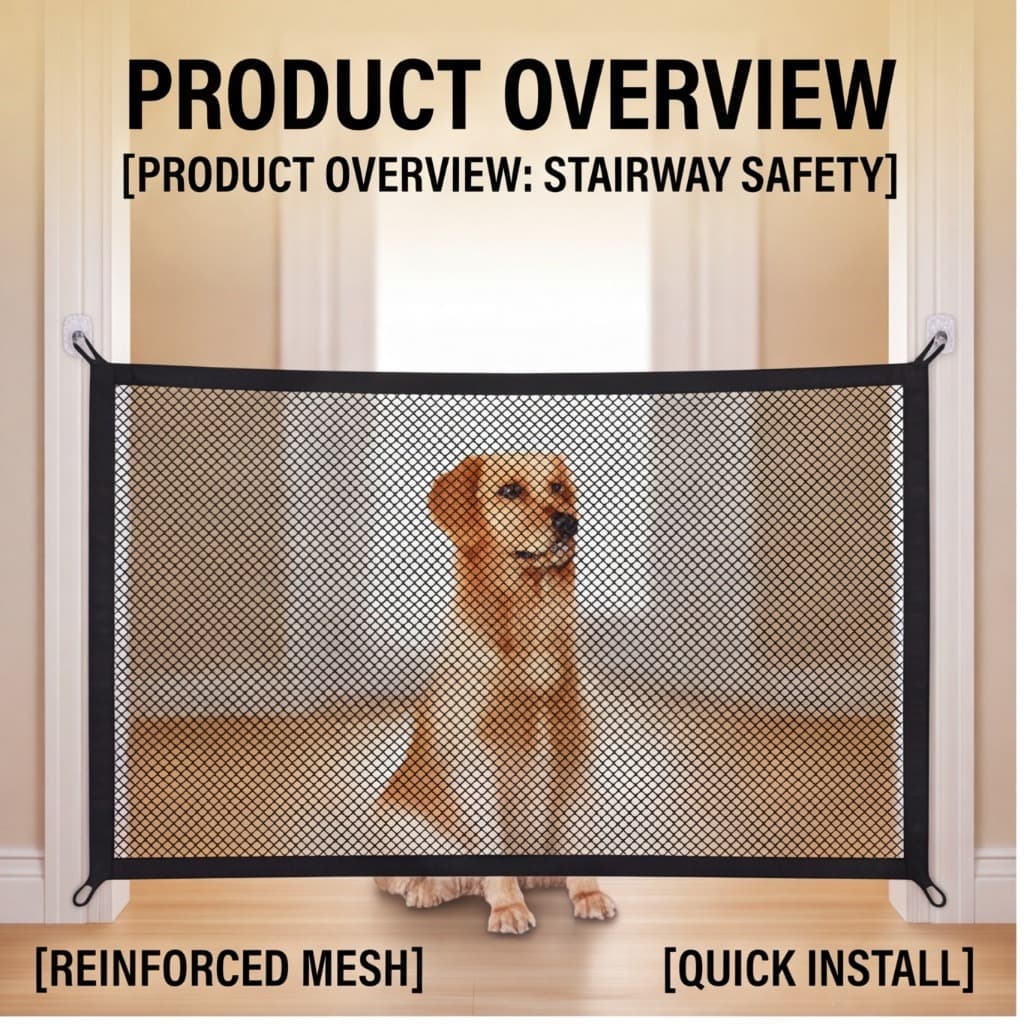 Tela de Proteção para Pets com Malha Resistente e Instalação Fácil