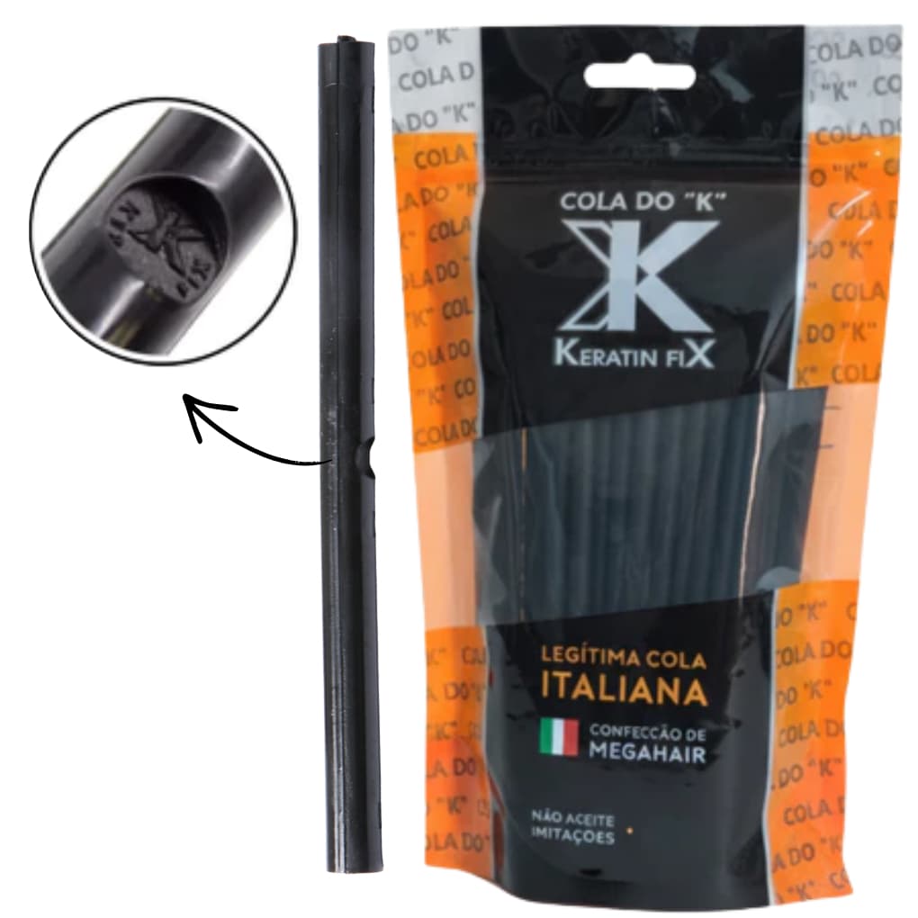 Cola De Queratina K Fix Bastão Para Mega Hair Italiana 1 Unidade Disponível 3 Cores