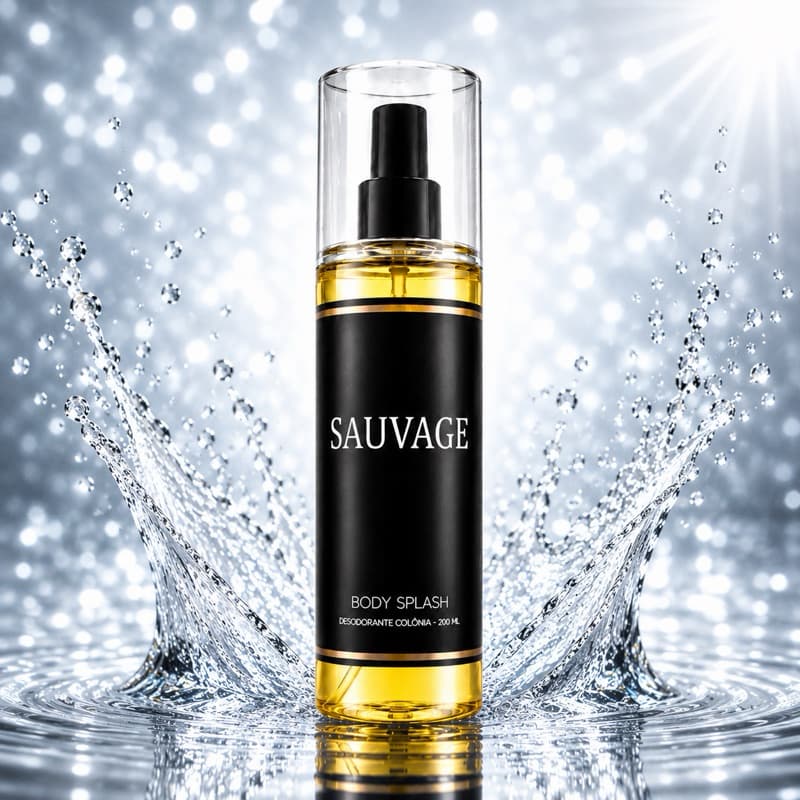 Body Splash Masculino 200ml Alta Fixação Perfume Corporal Fragrância Intensa Longa Duração