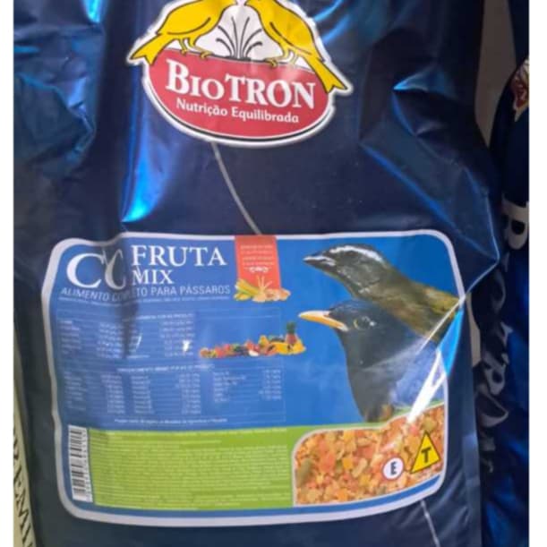 Ração CC Fruta Mix para Pássaros – Alimento Completo com Vitaminas e Frutas 5kg