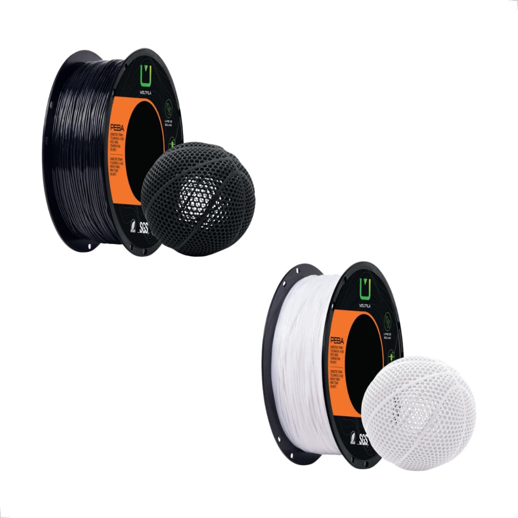 FILAMENTO MULTFILA PEBA 1.75MM 1KG - ALTA FLEXIBILIDADE