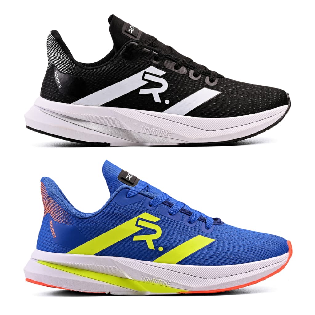 Kit 2 Tênis Running Esportivo Masculino Leve e Respirável Sola Confortável