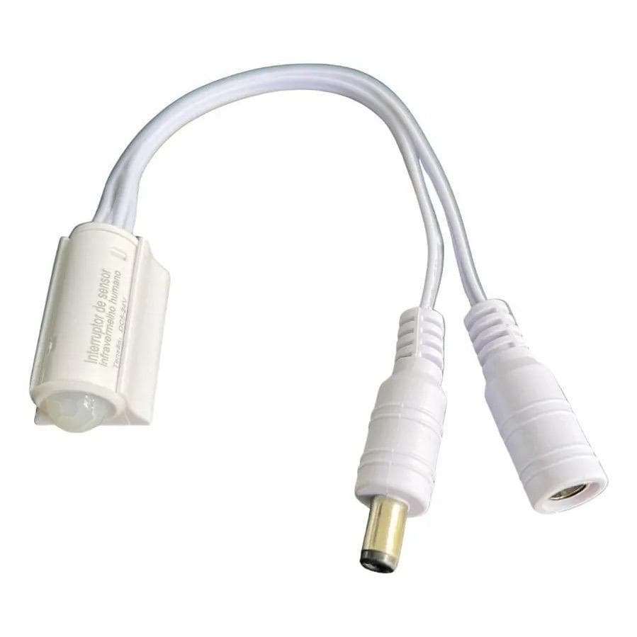 Sensor de presença para fita Led 12V e 24V utilizado para embutir Móveis (Embutir/Pequeno)