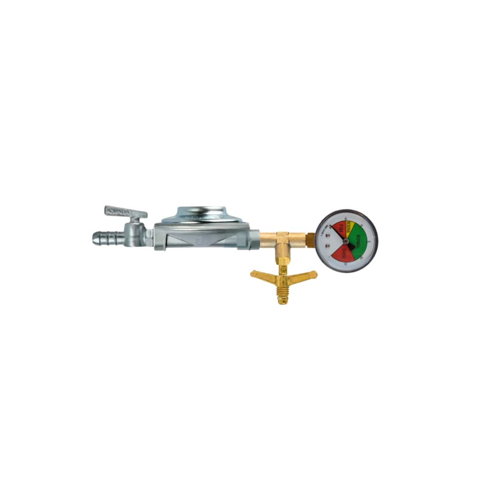 Regulador Aliança 1kg H Horizontal Com Manômetro Medidor