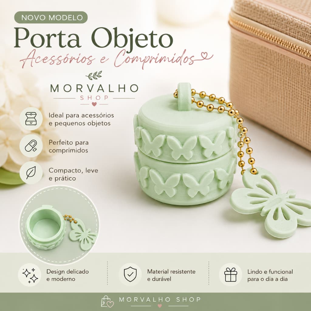 Chaveiro Porta Objeto