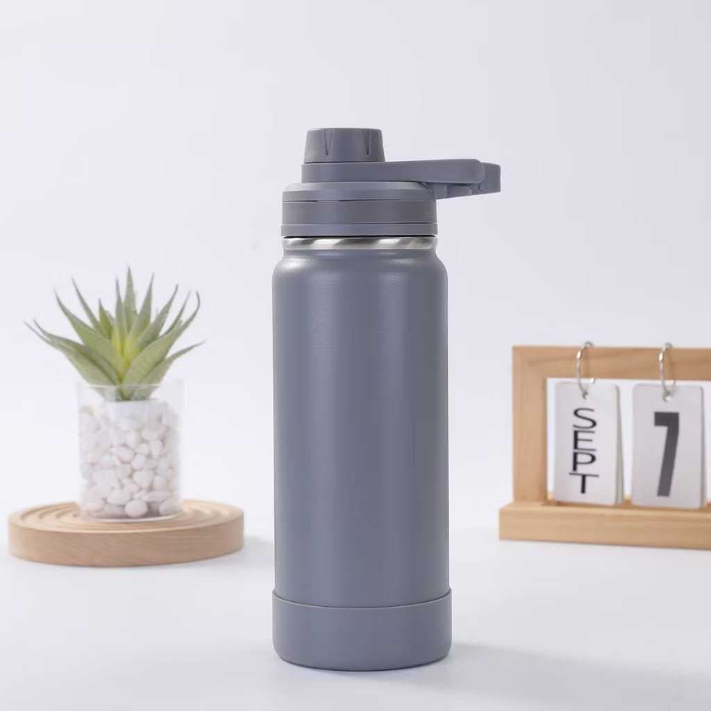 Garrafa Térmica de Água em Aço Inox 800ml – Diversas Cores Garrafa Tumblr - Academia