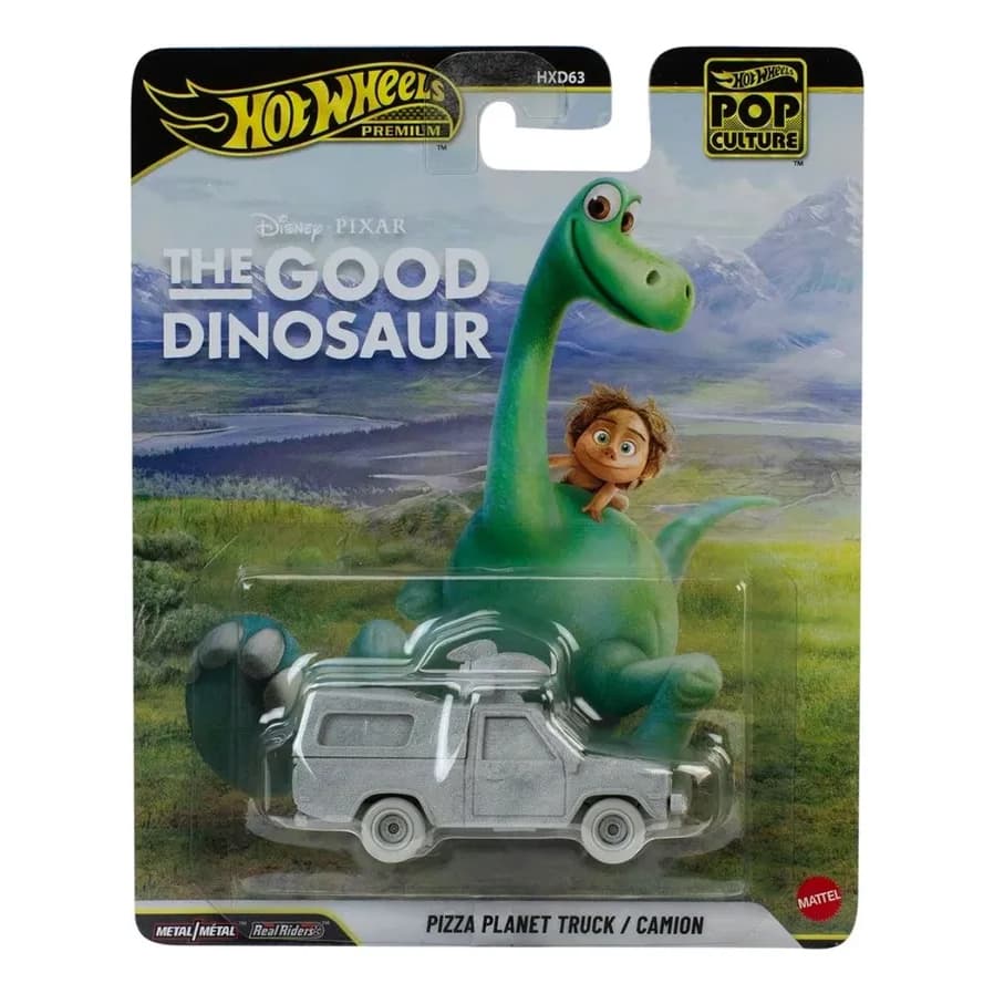 NOVO Hot Wheels Premium Pop Culture - Pizza Planet Truck - The Good Dinosaur/O bom dinossauro - Carrinho Hot Wheels