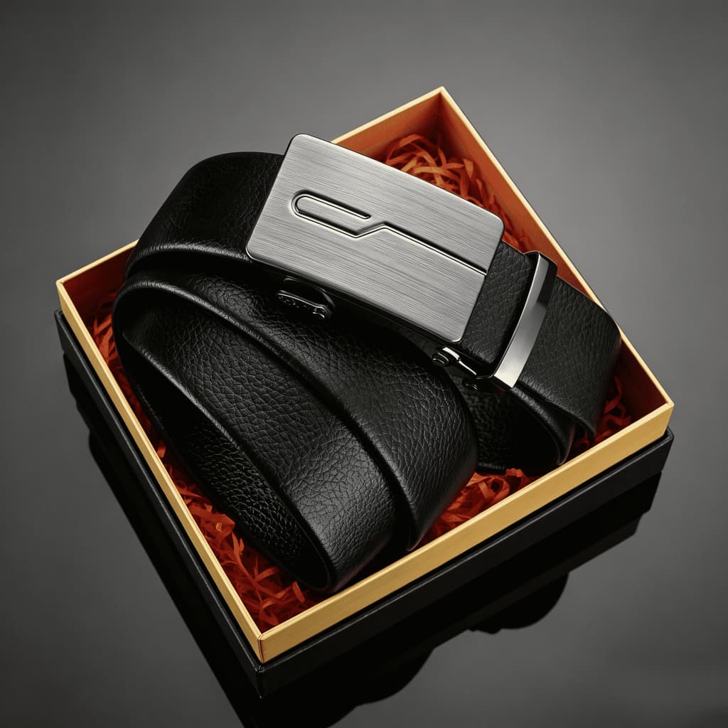 Moda Cintos Largo Masculino couro de Vaca resistente e durável presente para Homens com Fivela Detalhada Cinto de fivela