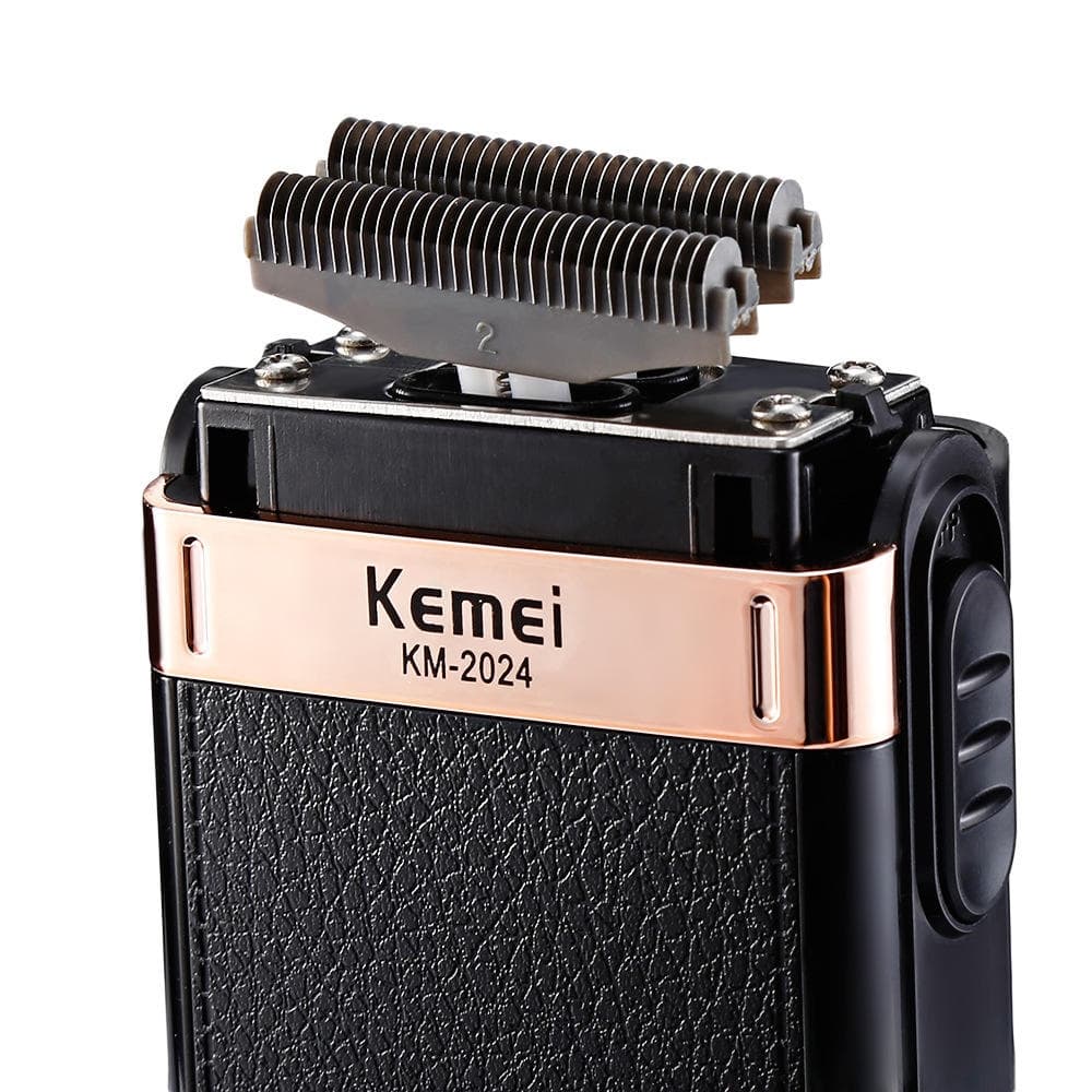 Maquina de barbear Barbeador elétrico sem fio recarregável Kemei Classic Shaver Km 2024 - Bivolt