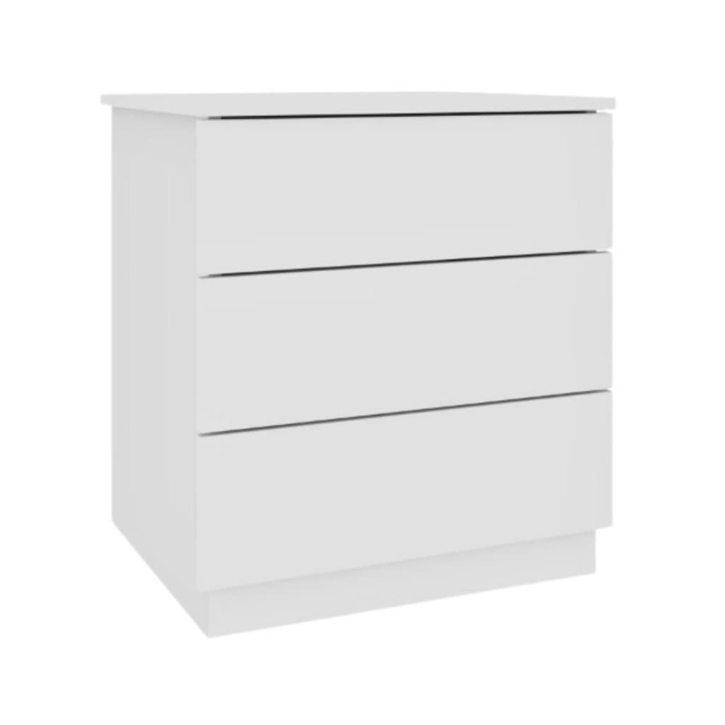 Mesa de Cabeceira 3 Gavetas Veronna Moderna Confortse Premium
