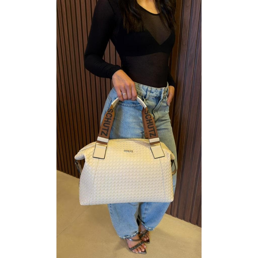 Bolsa Feminina Transversal e Ombro Moderna Expansível - Trançada Espaçosa para Trabalho Viagem Faculdade