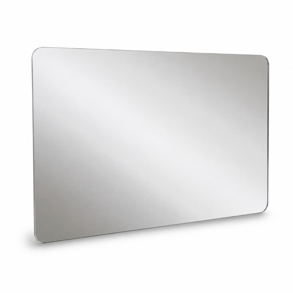 Espelho Adesivo Acrílico 30x20cm Sem Moldura para Quarto Banheiro e Parede