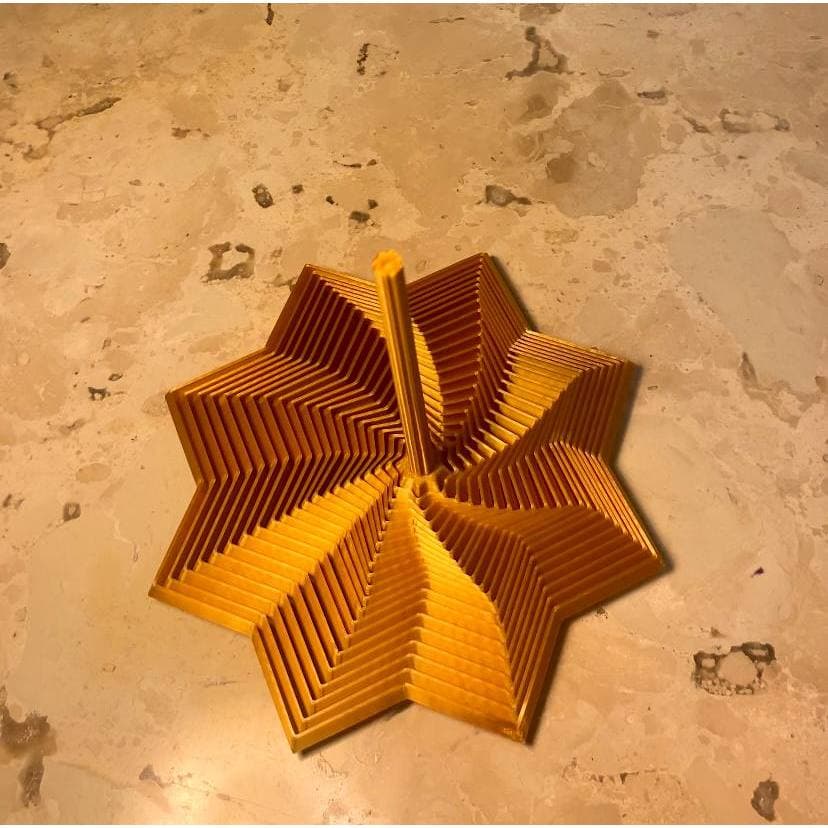 Estrela Sensorial Fidget 3D | alívio de estresse e relaxamento | Brinquedo Articulado