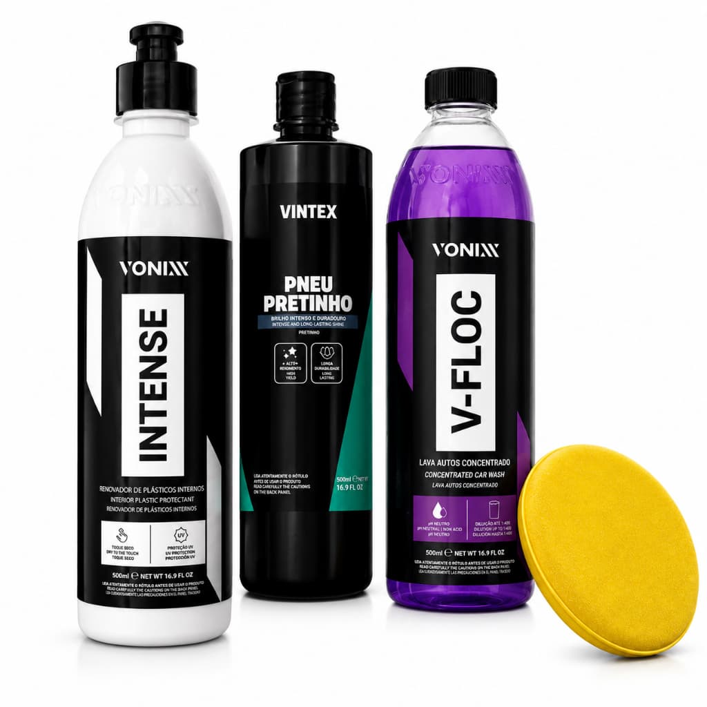Kit intense + pretinho + v floc 500ml Vonixx