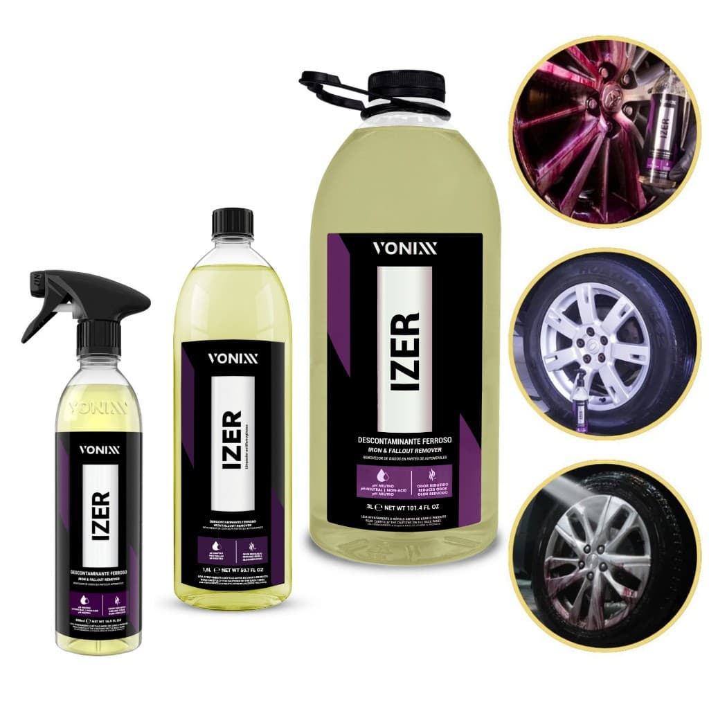 Izer Vonixx - Descontaminante Ferroso para Rodas e Metais Original