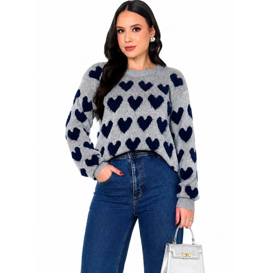 BLUSA FEMININA TRICÔ LÃZINHA GROSSA – ELEGÂNCIA E CONFORTO PARA O INVERNO