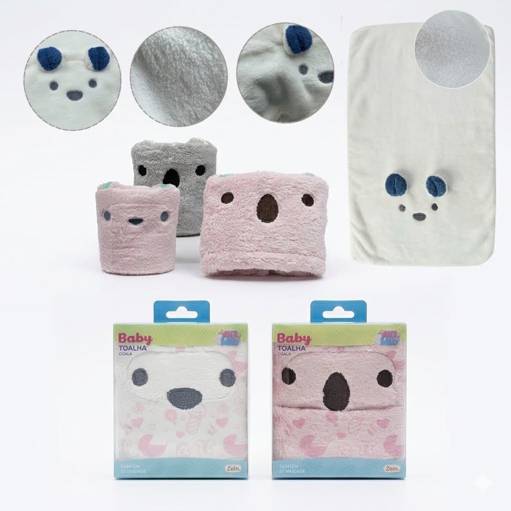 Kit 2 Toalhas De Boca Bebe Paninho De Mão Fralda Macia Infantil Fofa