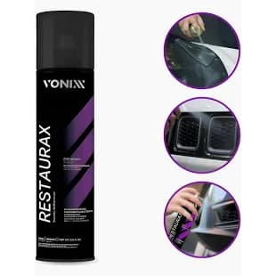 Renovador De Plásticos Restaurax Aerossol 400ml Vonixx Spray