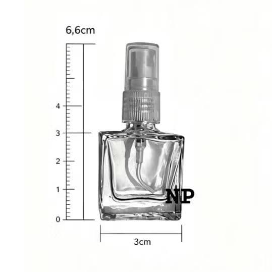 150 frasco vidro Monsieur 9ml c válvula spray plástica R 13 para decants de perfumes
