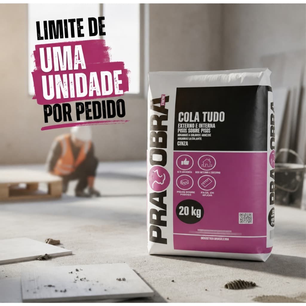 ARGAMASSA  COLA TUDO EXT/INT PISO S/PISO PORCELANATO  20K CINZA