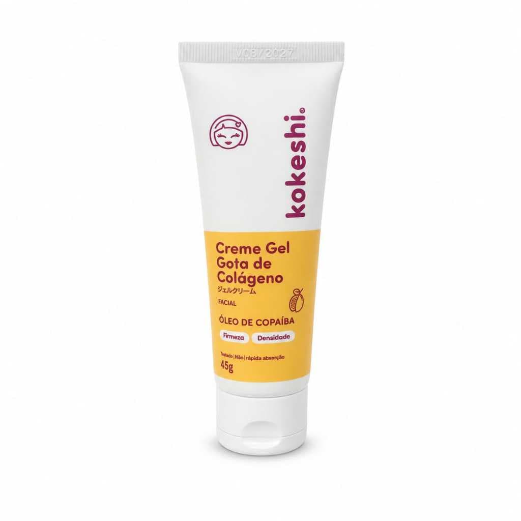 Creme Gel Regenerador Facial Gota de Colágeno Kokeshi 45g