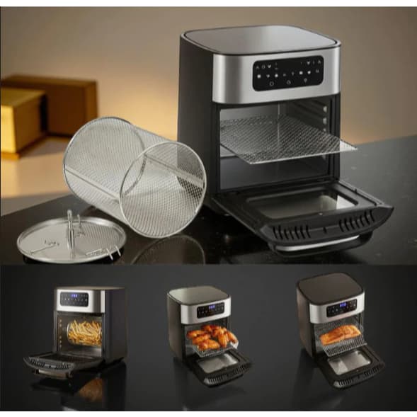 Fritadeira Eletrica Airfryer Oven Sem Óleo Digital 1700w 12l Antiaderente 360* NOVA OFERTA!