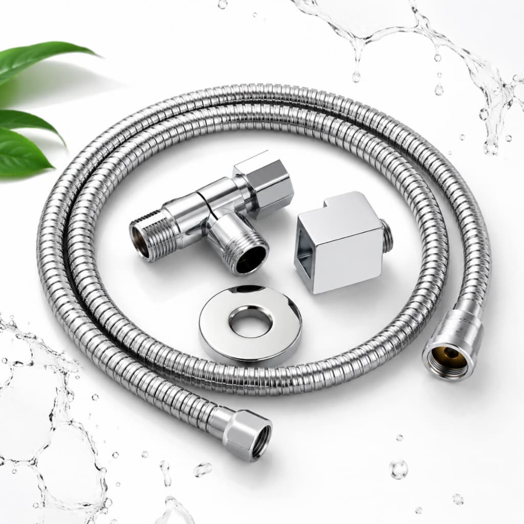 Ducha Higiênica  Banheiro Cromada ABS Golfield
