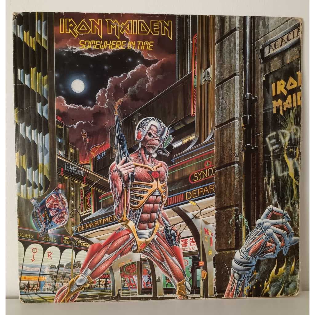 LP Iron Maiden - Somewhere In Time - nacional