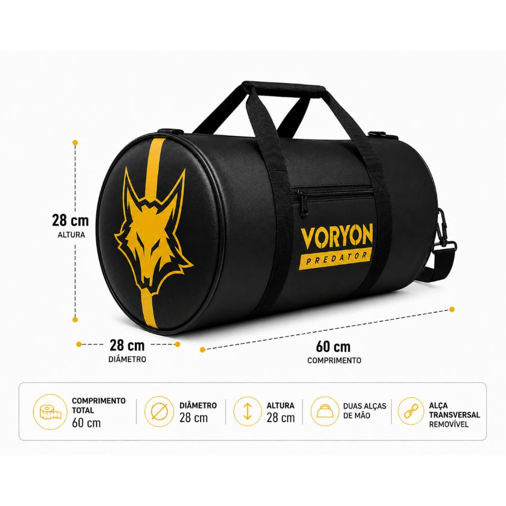 Bolsa Academia Transversal Treino Academia - Boxe - Muay Thai Crossfit