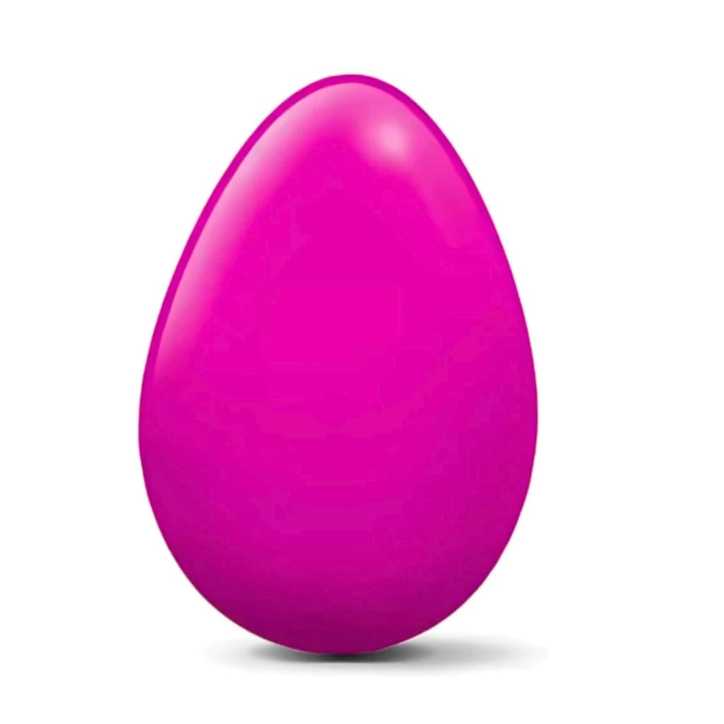 Brinquedo Mordedor Ovo Maluco Rosa para Cachorro Interativo Resistente Pet