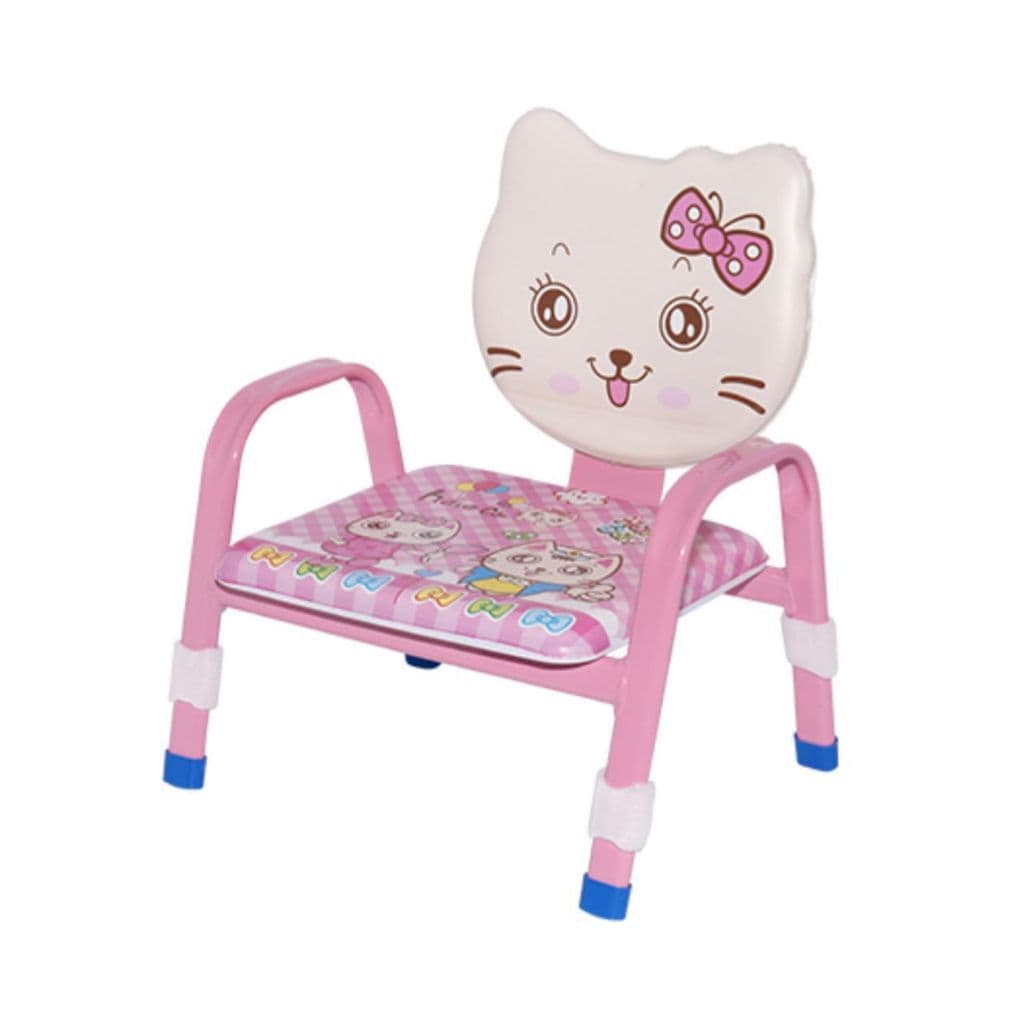Cadeira Infantil Criança Estrutura Metal Apoio Braços Encosto Menina Menino