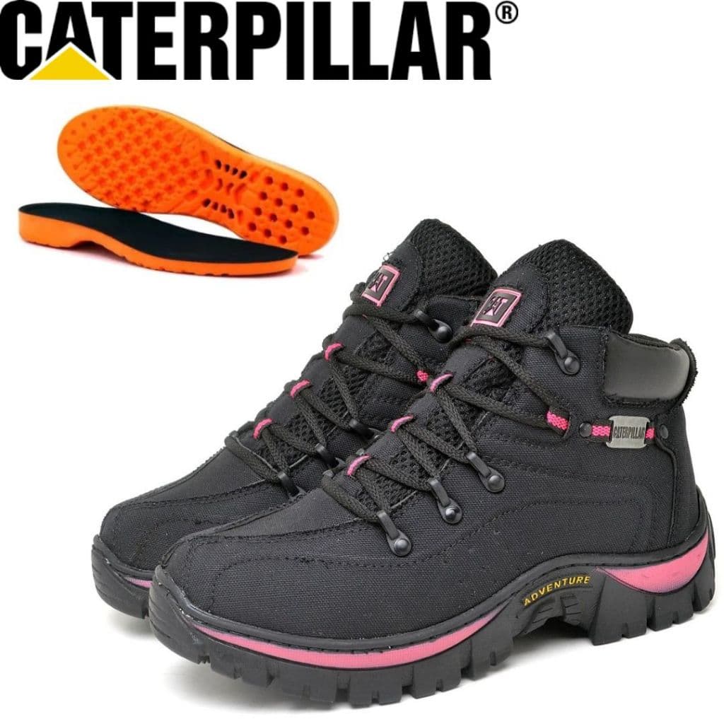 Bota Feminina Coturno Caterpillar Adventure + Palmilha em Gel