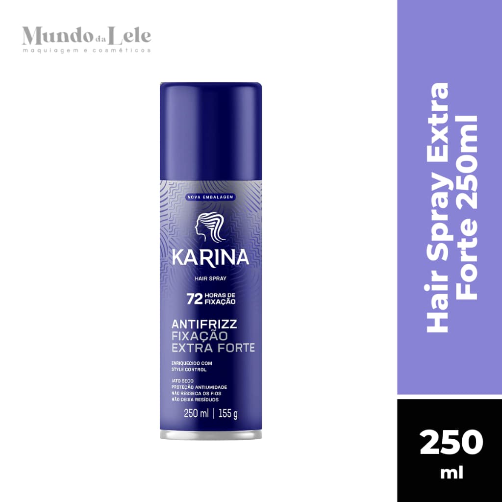 Hair Spray Karina Fixação Extra Forte 250ml