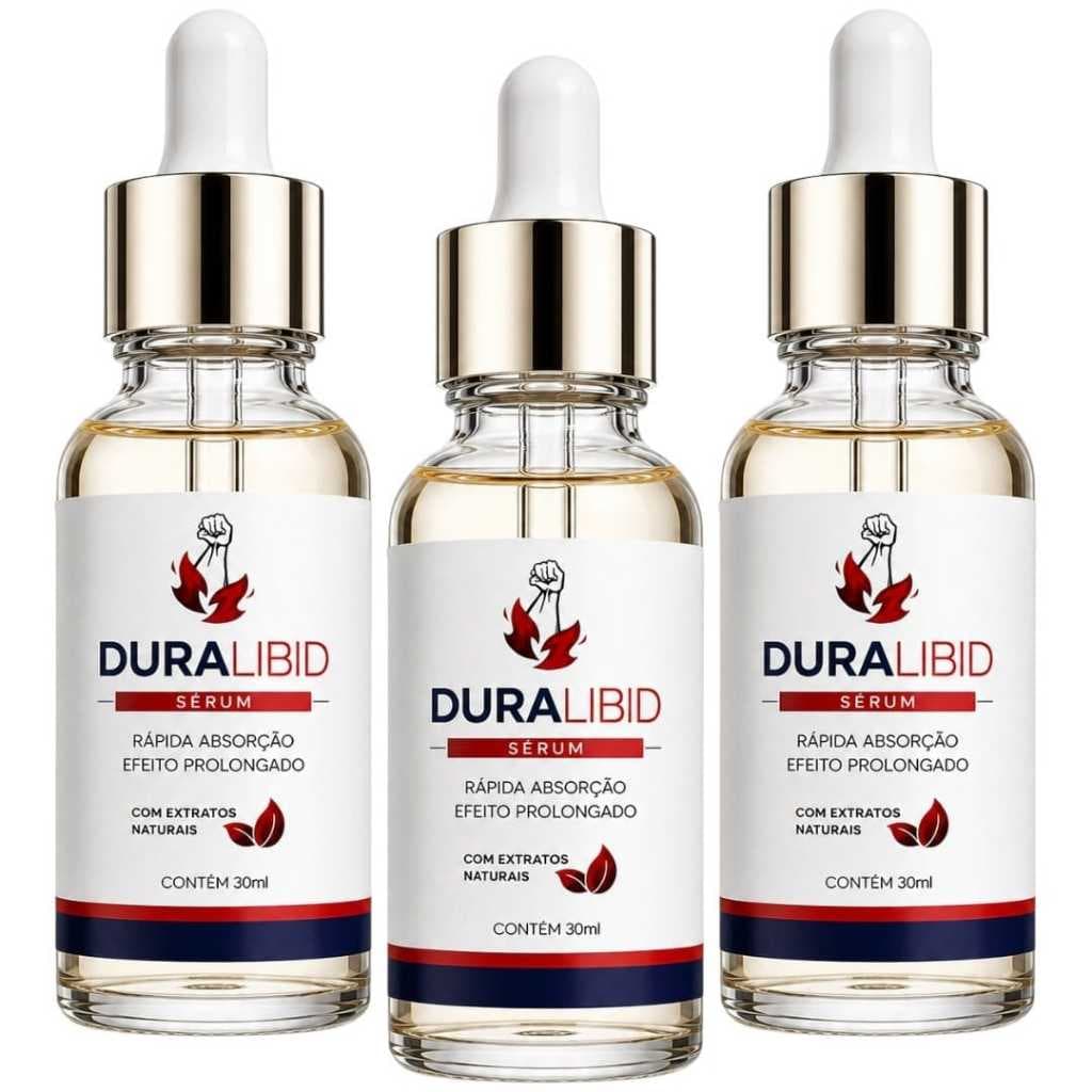 Kit 3 Duralibid - Sérum Natural | Higiene e Conforto Diário | Toque Seco, Absorção Rápida | 30 ml – Uso Externo