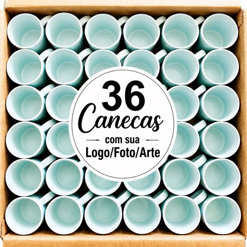 Kit 12 Canecas Personalizadas Sua Marca, Foto, Logo, Frases