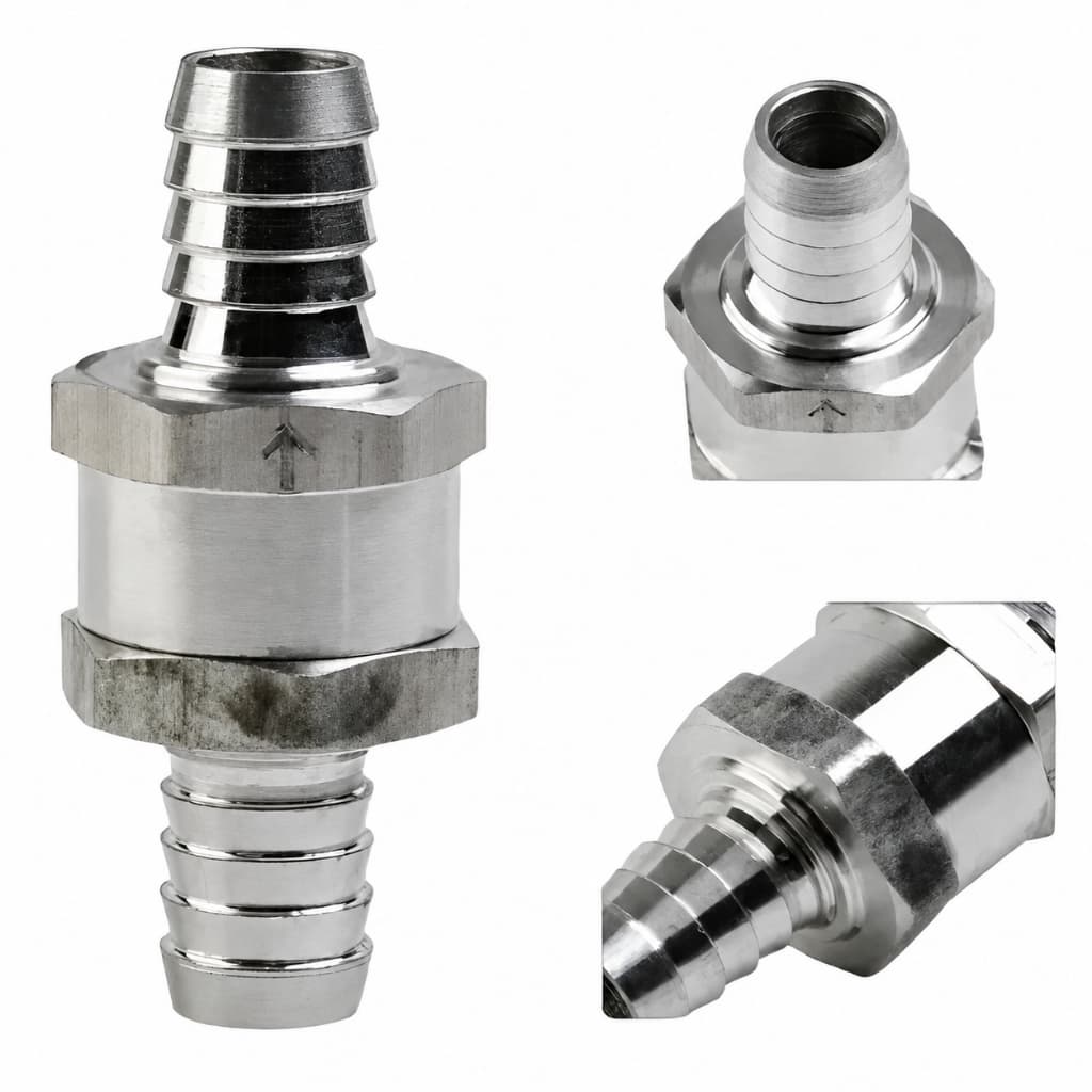 Válvula Anti-retorno 6mm Retenção Fluidos Diesel Gasolina