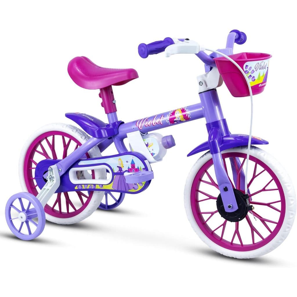 Bicicleta Infantil Nathor Aro 12 Violet a partir de 3 anos