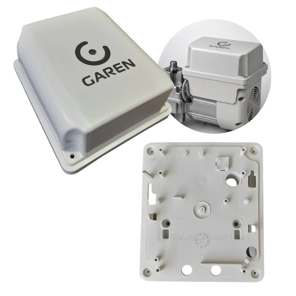 Kit Tampa Base Garen Manutenção Portão Eletrônico Basculante Peça Original Cinza